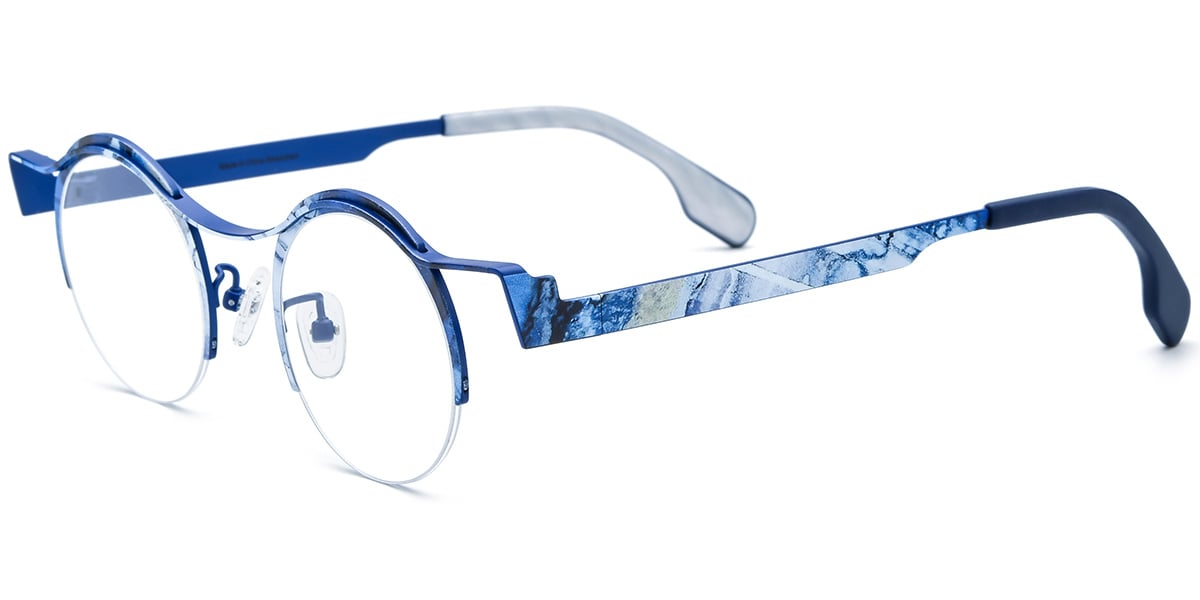 Titanium Round Frame F7917