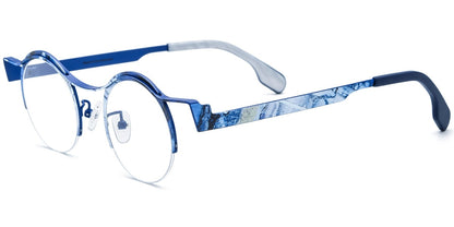Titanium Round Frame F7917