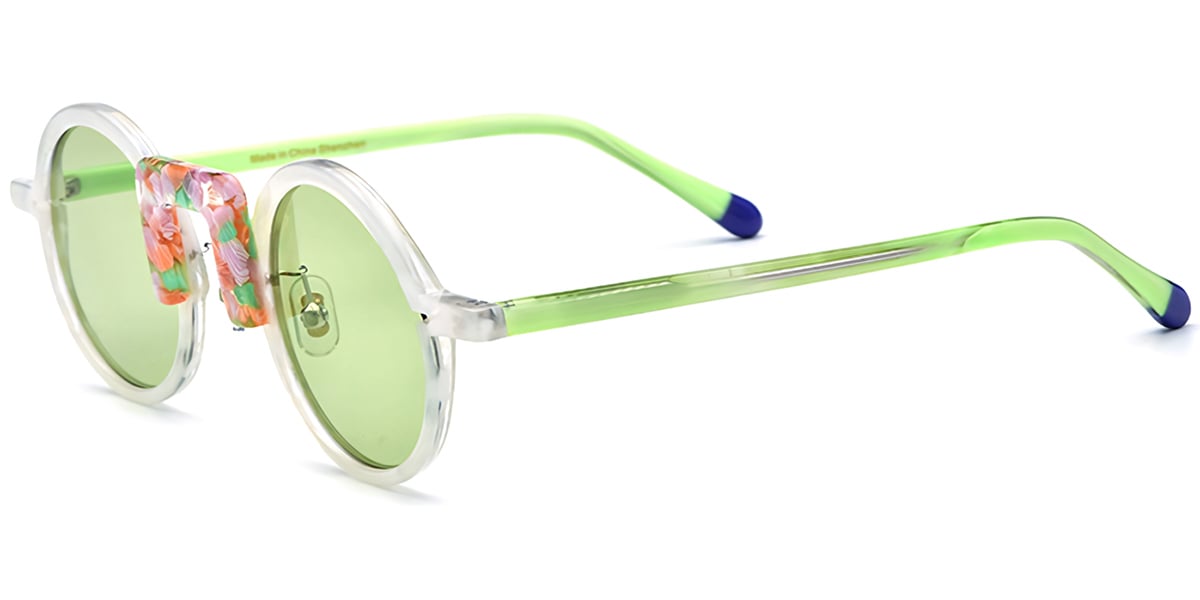 Acetate Round Sunglasses SG7297
