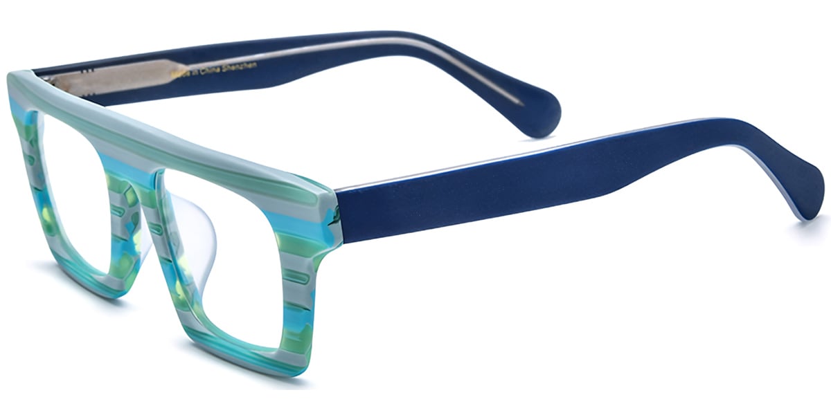 Acetate Square Frame F7172