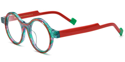 Acetate Round Frame F6398