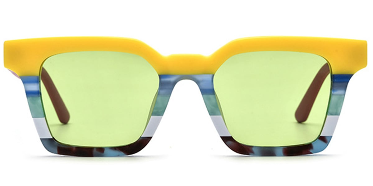 Acetate Square Sunglasses SG6851
