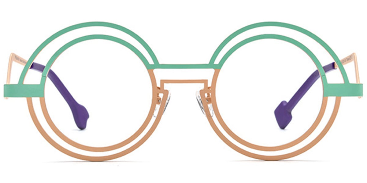 Titanium Round Frame F6784