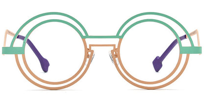 Titanium Round Frame F6784