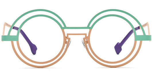 Titanium Round Frame F6784