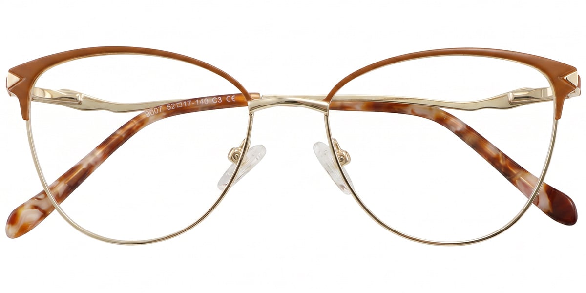 Acetate Metal Square Frame F9013