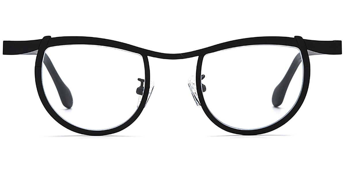 Acetate Titanium Geometric Frame F7540