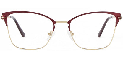 Acetate Metal Cat Eye Frame F8874