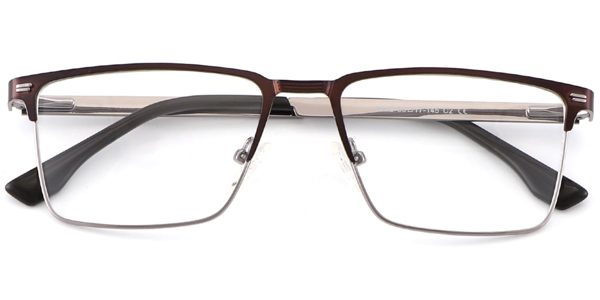 Acetate Metal Rectangle Frame F8735