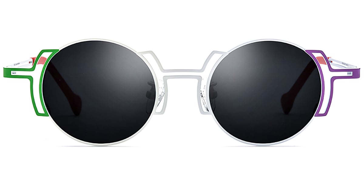 Titanium Round Sunglasses SG7308