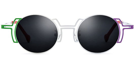 Titanium Round Sunglasses SG7308