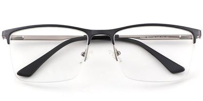Acetate Metal Square Frame F8558