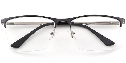 Acetate Metal Square Frame F8558