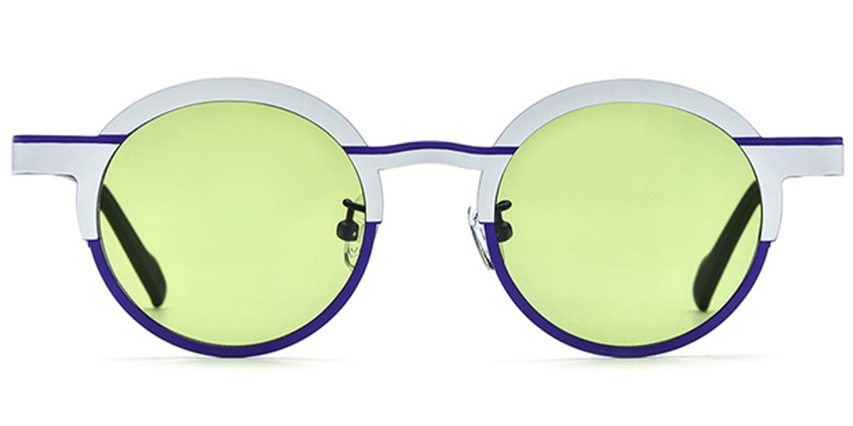 Titanium Round Sunglasses SG7018
