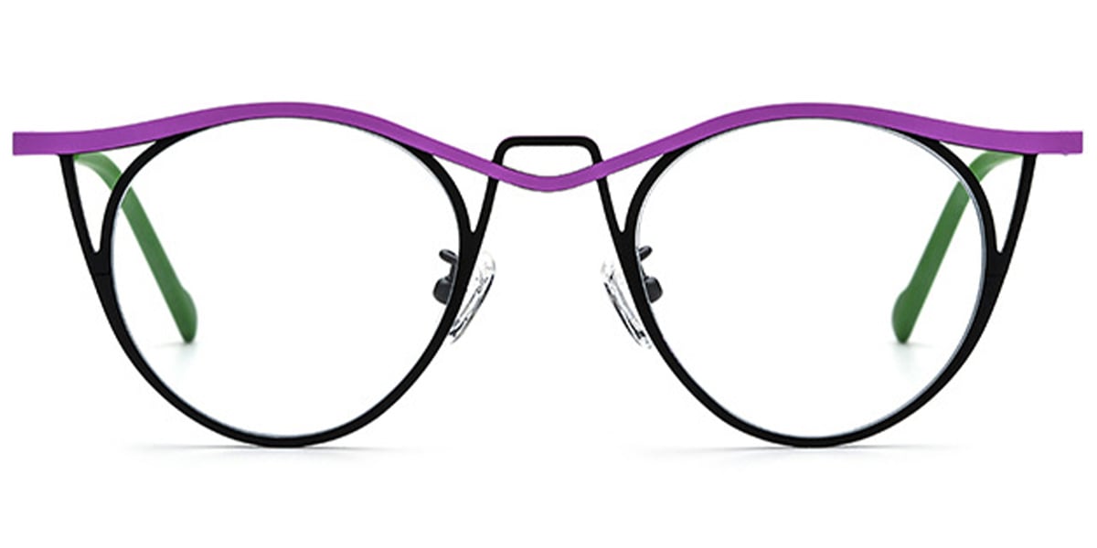 Titanium Cat Eye Frame F7042