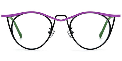 Titanium Cat Eye Frame F7042
