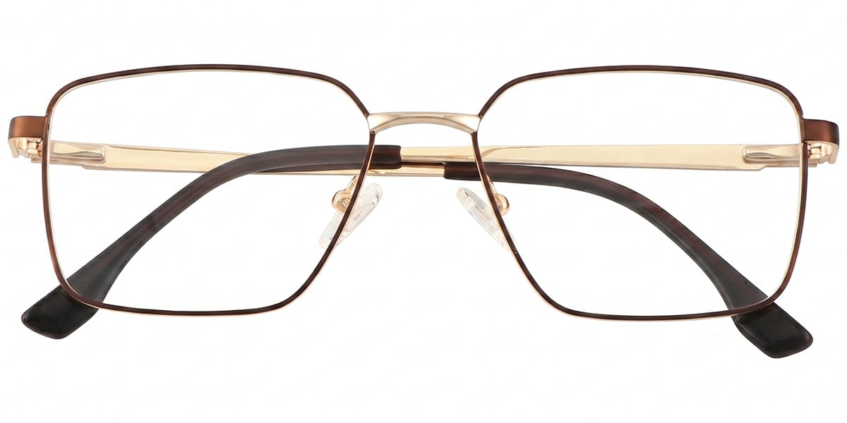 Acetate Metal Square Frame F9009
