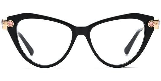Acetate Cat Eye Frame F9651
