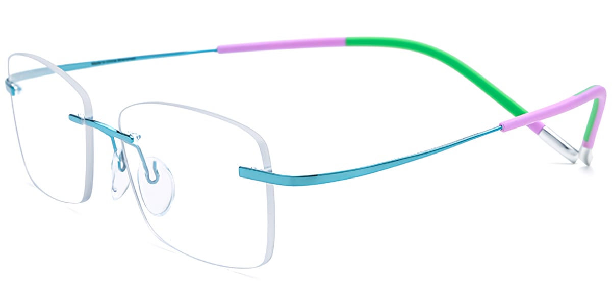 Titanium Rectangle Frame F7722