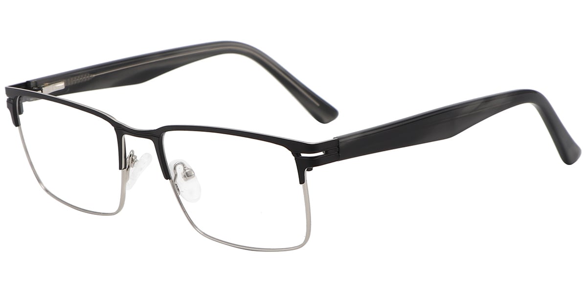 Acetate Metal Rectangle Frame F8559