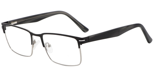 Acetate Metal Rectangle Frame F8559