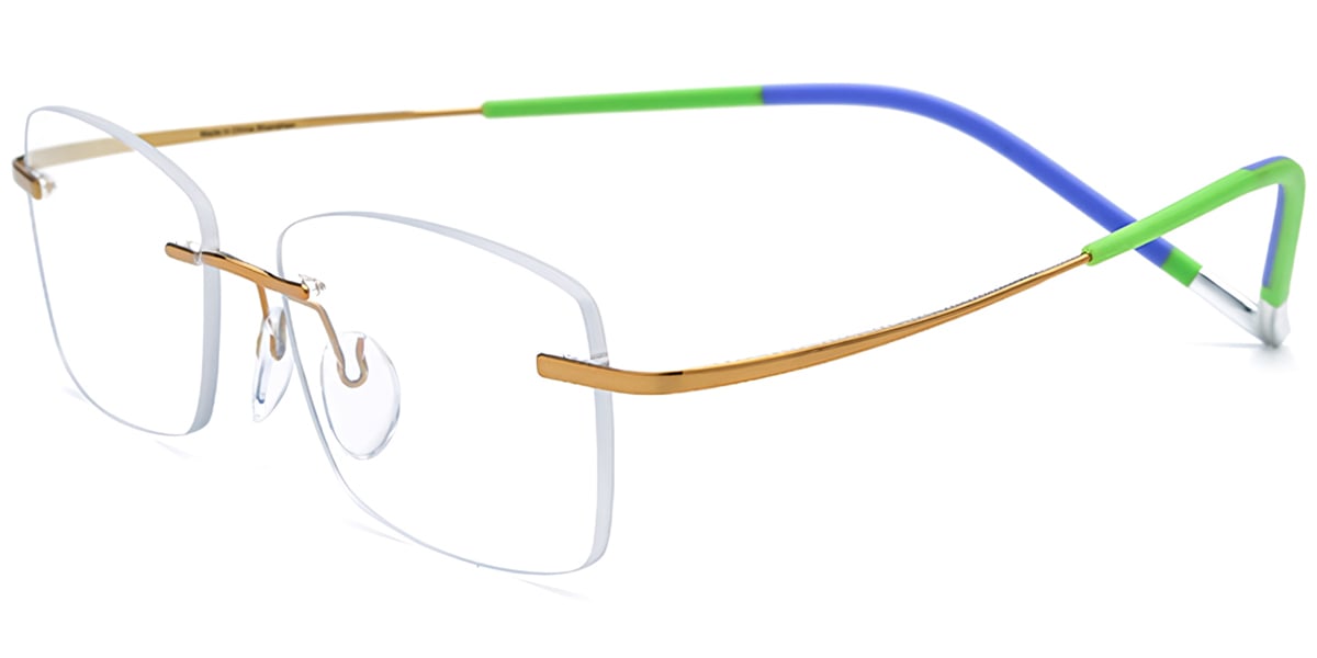 Titanium Rectangle Frame F7722