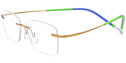 Titanium Rectangle Frame F7722