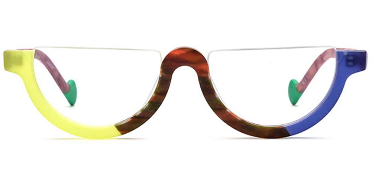 Acetate Geometric Frame F6677