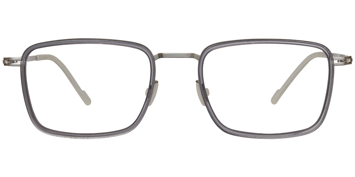 Acetate Metal Rectangle Frame F5889