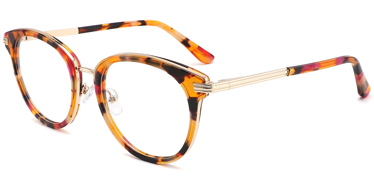 Round Eyeglasses F9754