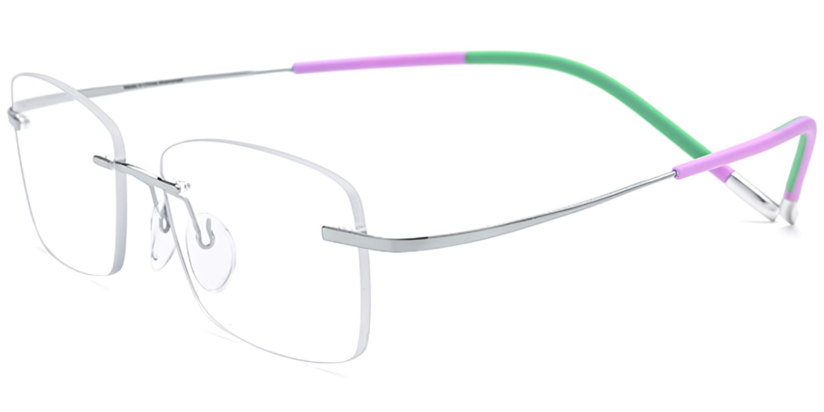 Titanium Rectangle Frame F7722