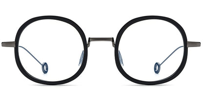 Acetate Titanium Round Frame F6081