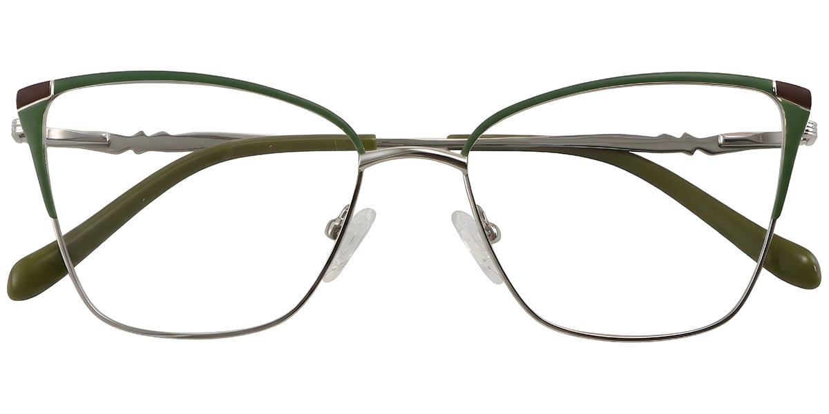 Acetate Metal Square Frame F8868