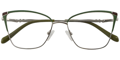 Acetate Metal Square Frame F8868