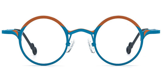 Titanium Round Frame F7049