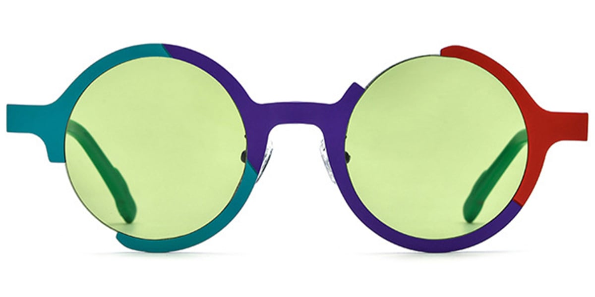 Titanium Round Sunglasses SG6800