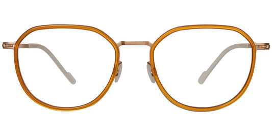 Acetate Metal Square Frame F5888