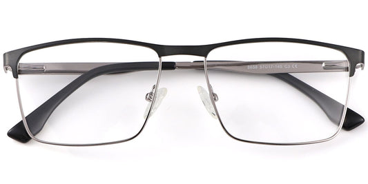 Acetate Metal Rectangle Frame F8550