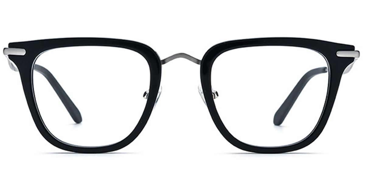 Acetate Titanium Square Frame F6075