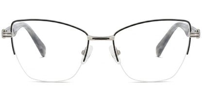 Acetate Metal Cat Eye Frame F9335