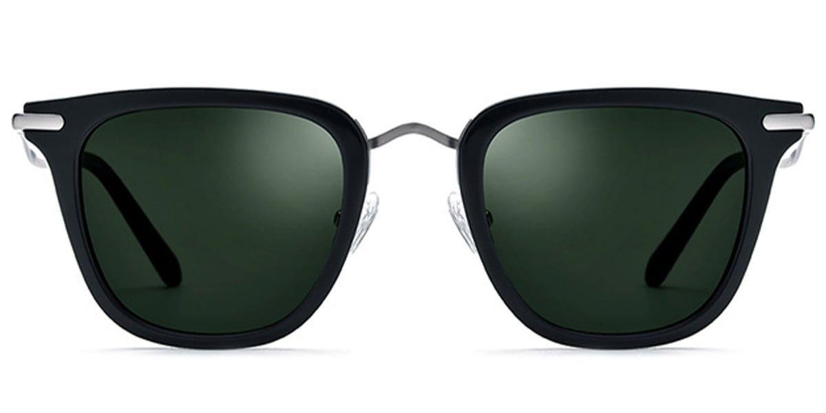 Acetate Titanium Square Sunglasses SG6077