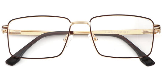 Acetate Metal Rectangle Frame F9033