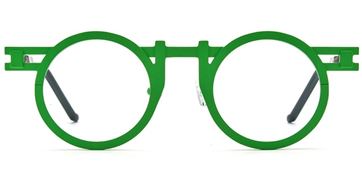 Titanium Round Frame F7037