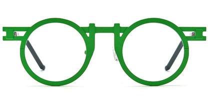Titanium Round Frame F7037