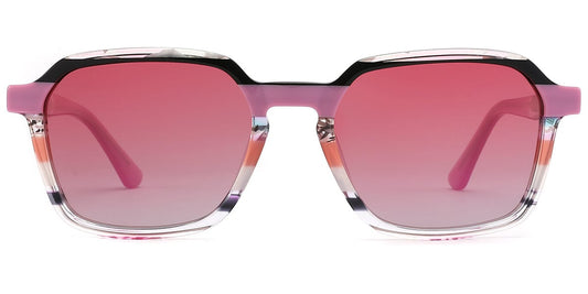 Acetate Rectangle Sunglasses SG9293