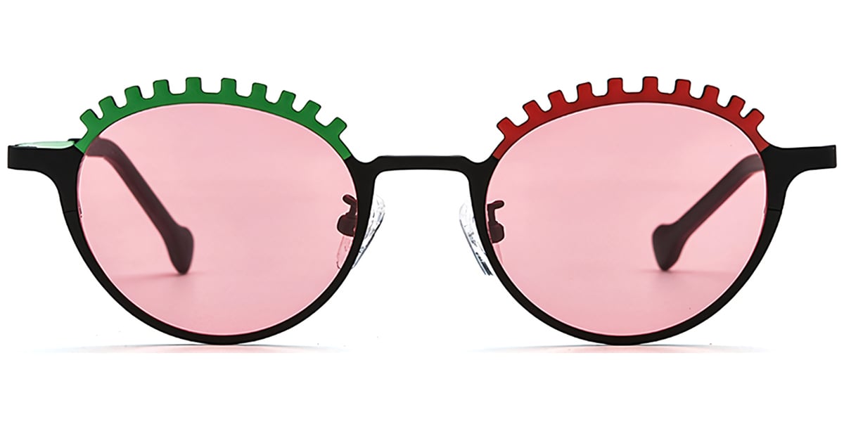 Titanium Oval Sunglasses SG7304