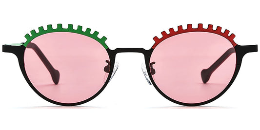 Titanium Oval Sunglasses SG7304