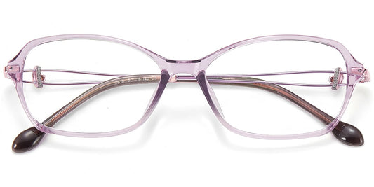 Acetate Metal TR Rectangle Frame F9548
