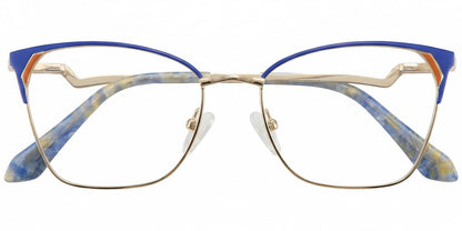 Acetate Metal Square Frame F8867