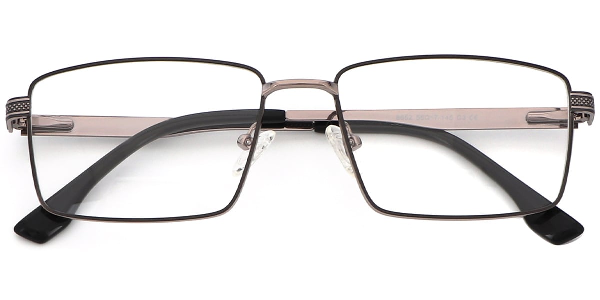 Acetate Metal Rectangle Frame F8721